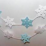 Snowflake Garland/ Christmas Banner/ Winter..
