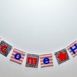 Welcome Home Patriotic Banner/military Garland/..