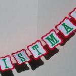 Merry Christmas Banner/ Holiday Garland/ Christmas..
