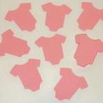 100 Baby Onesie Die Cut Pink/ Baby Shower/ Gender..