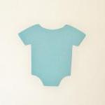 100 Baby Onesie Die Cut Blue/ Baby Shower/ Gender..