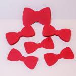 100 Bow Tie Die Cuts Red/ Cardstock Bow Ties/..