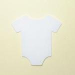 50 Baby Onesie Die Cut White/ Baby Shower/ Gender..