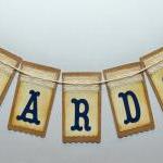 Cards Banner With Vintage Lace, Vintage Inspired..