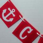 Mini Cards Banner With Anchors, Beach Wedding..