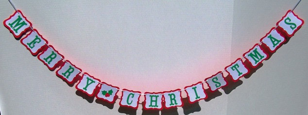 Merry Christmas Banner/ Holiday Garland/ Christmas Decoration/ Photo Prop